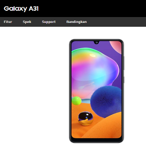 Smartphone Galaxy A31 6GB Blue