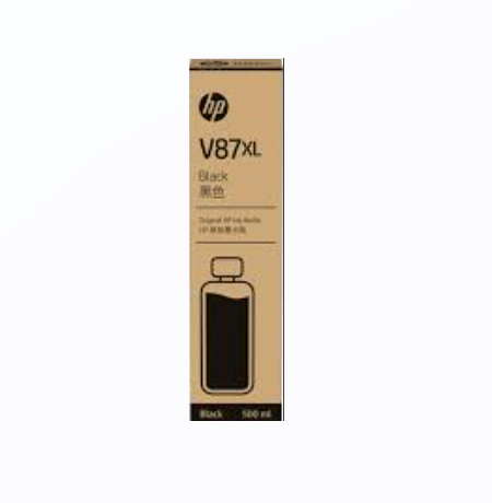 HP V87XL 500ml Black Bottled Ink Cart