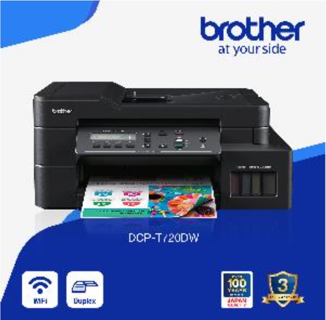 BROTHER INKJET PRINTER MULTIFUNGSI A4 DCP-T720DW