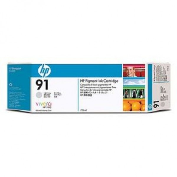 HP 91 Light Gray 775 Ml Ink Cartridge Ink Cartridge Used With The DesignJet  Z6100 Photo Printers.