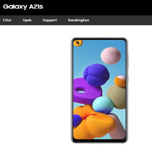 Smartphone Galaxy A21s 3GB White